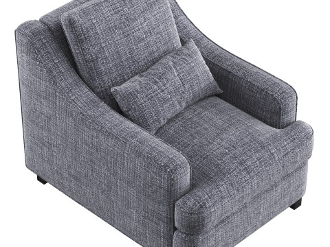 Laymington armchair by Dantone Home Modello 3D