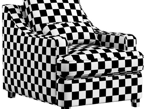 Laymington armchair by Dantone Home Modello 3D