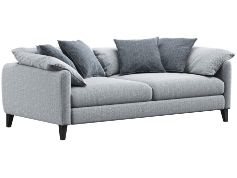 Brera two-seater sofa by Dantone Home 3D Model