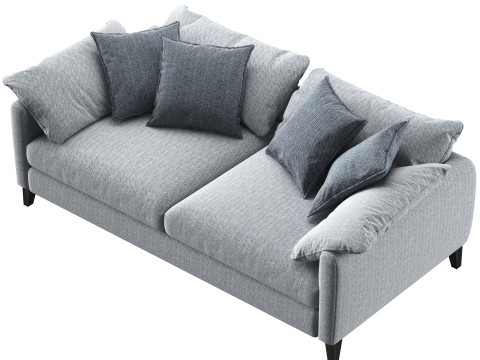 Brera two-seater sofa by Dantone Home 3D Model