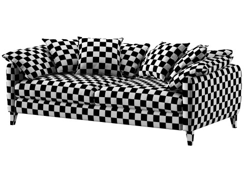 Brera two-seater sofa by Dantone Home 3D Model