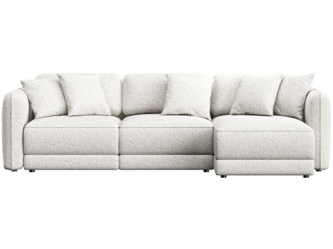 Marley folding corner sofa by Dantone Home Model 3D