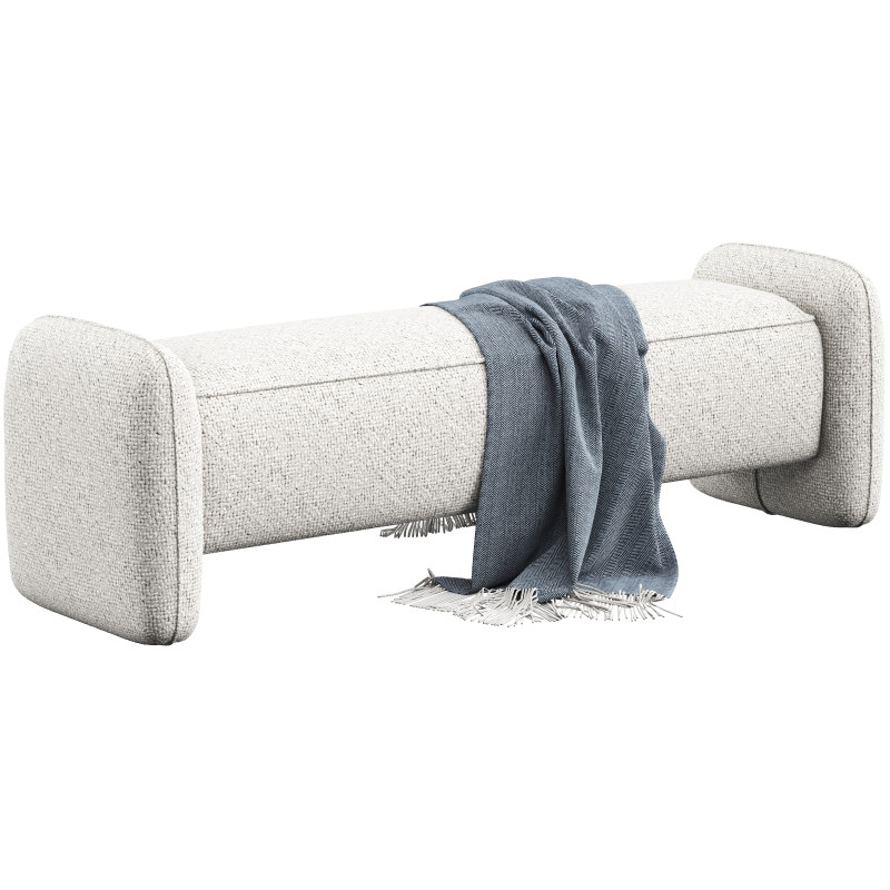 Marley bench 163 cm by Dantone Home 3D Model .c4d .max .obj .3ds .fbx .stl .blend 
