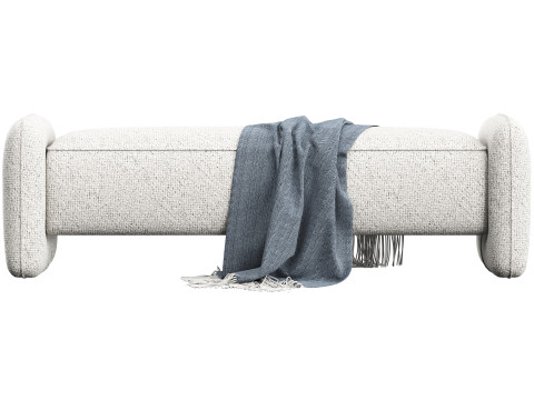 Marley bench 163 cm by Dantone Home 3D Model
