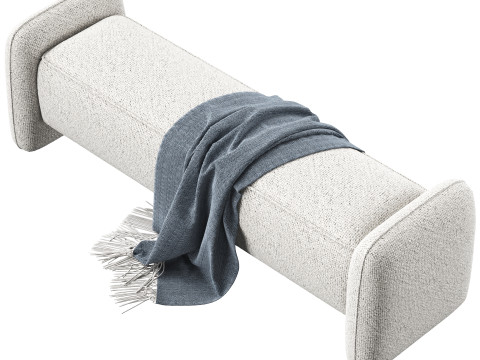 Marley bench 163 cm by Dantone Home 3D Model