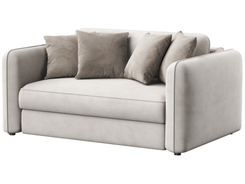 Marley sofa straight folding small by Dantone Home 3D 模型