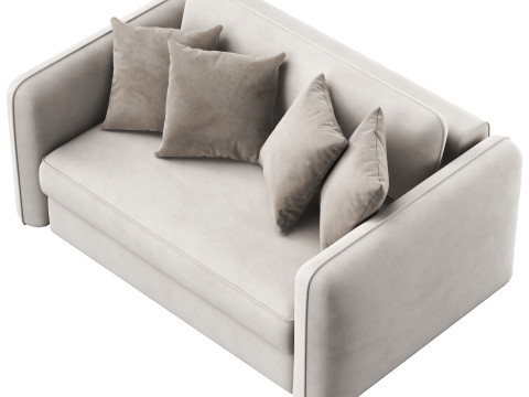 Marley sofa straight folding small by Dantone Home 3D 模型