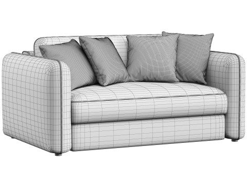 Marley sofa straight folding small by Dantone Home 3D 模型