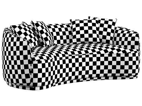 Briosh sofa by Dantone Home 3D Model