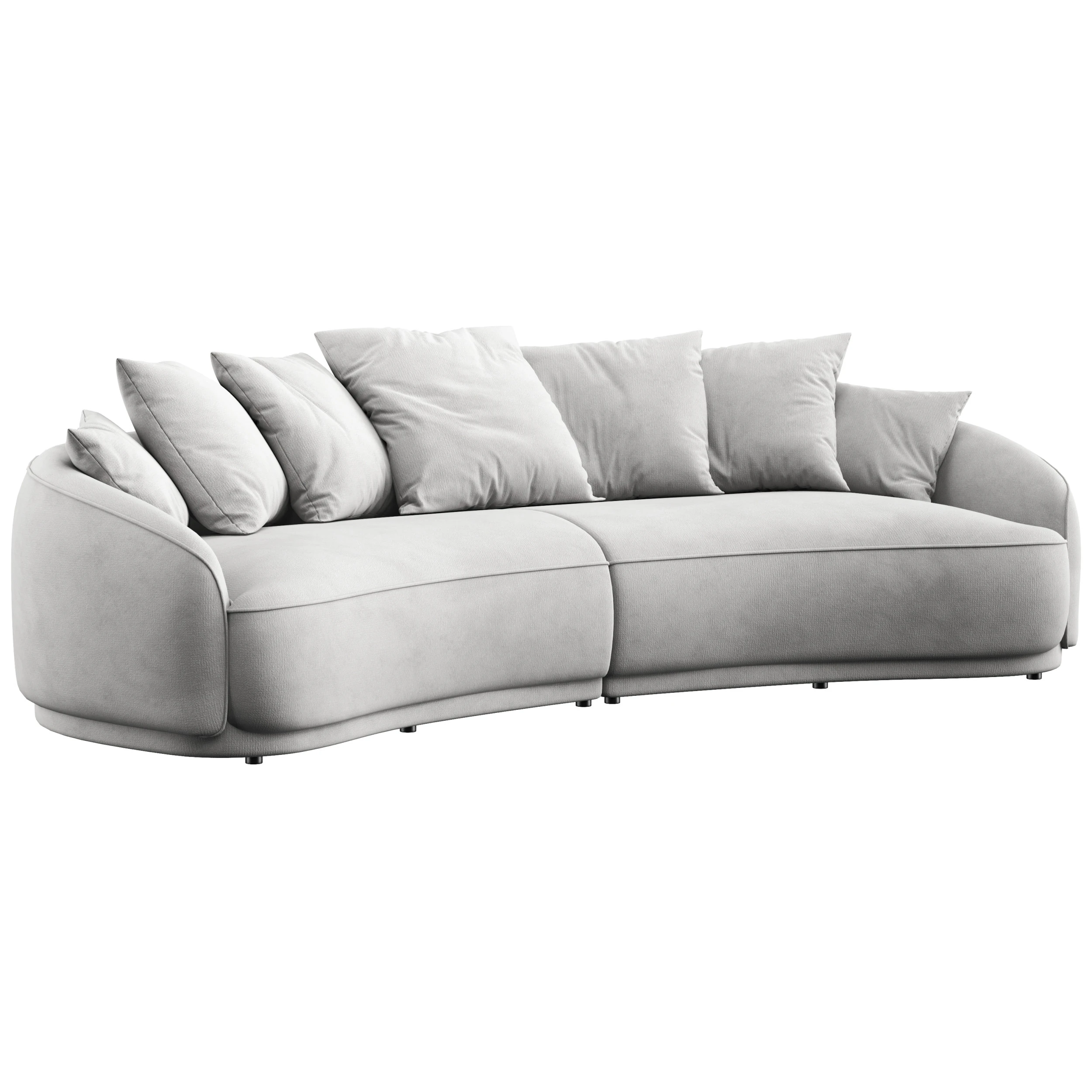 Liam sofa by Dantone Home 3D Model .c4d .max .obj .3ds .fbx .stl .blend 