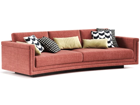 Elisabeth curve sofa 280 Marta Sala 3D Model