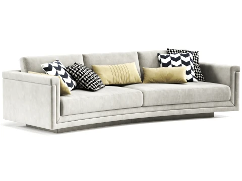 Elisabeth curve sofa 280 Marta Sala 3D Model