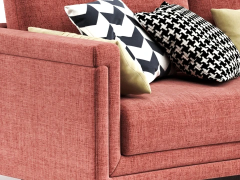 Elisabeth curve sofa 280 Marta Sala 3D Model