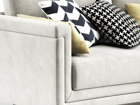 Elisabeth curve sofa 280 Marta Sala 3D Model