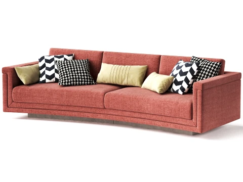 Elisabeth curve sofa 280 Marta Sala 3D Model