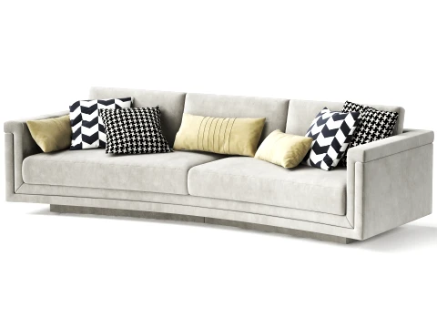 Elisabeth curve sofa 280 Marta Sala 3D Model