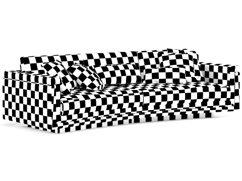 Elisabeth curve sofa 280 Marta Sala 3D Model