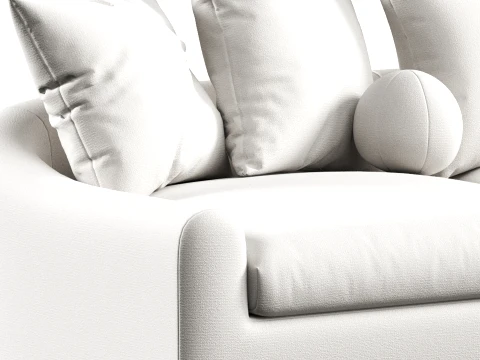 Jennifer 3-Piece Modular Sofa by Restoration Hardware 3D Model