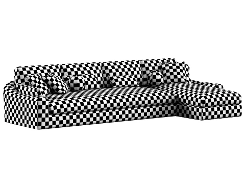 Jennifer right arm chaise sectional Sofa by Restoration Hardware 3D Model