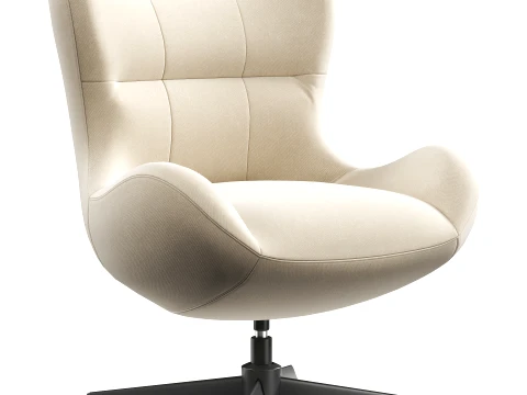 Milos armchair swivel by divanru 3Dモデル