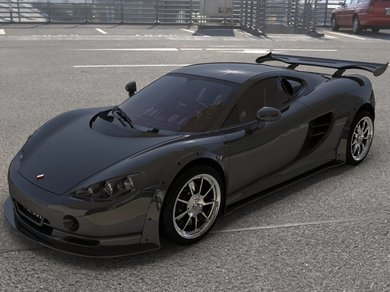 ascari kz1r 3D Model .c4d .max .obj .3ds .fbx .stl .blend 