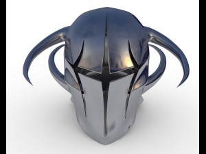 devil helmet Modello 3D