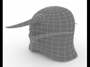 devil helmet Modello 3D