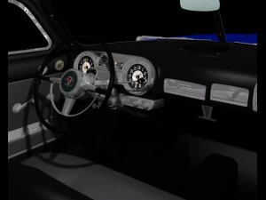 1952 hudson hornet 3D Model
