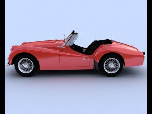 triumph tr3b 1962 Modelo 3D