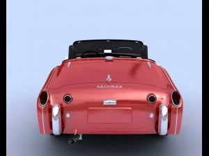 triumph tr3b 1962 3D Model