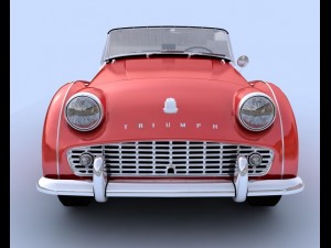 triumph tr3b 1962 Modelo 3D