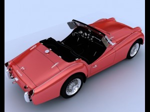 triumph tr3b 1962 Modelo 3D