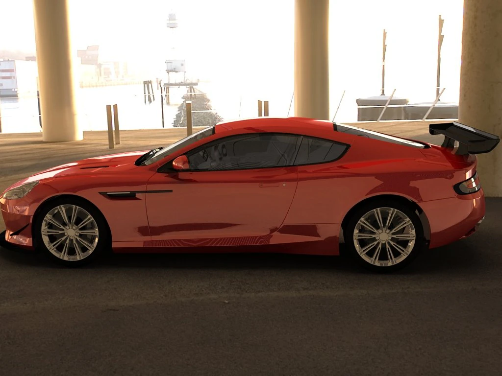 aston martin virage 3D Model .c4d .max .obj .3ds .fbx .stl .blend 