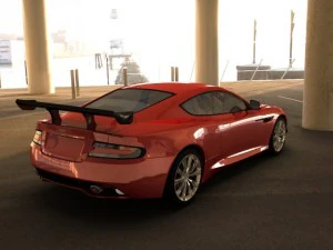 aston martin virage 3D Model