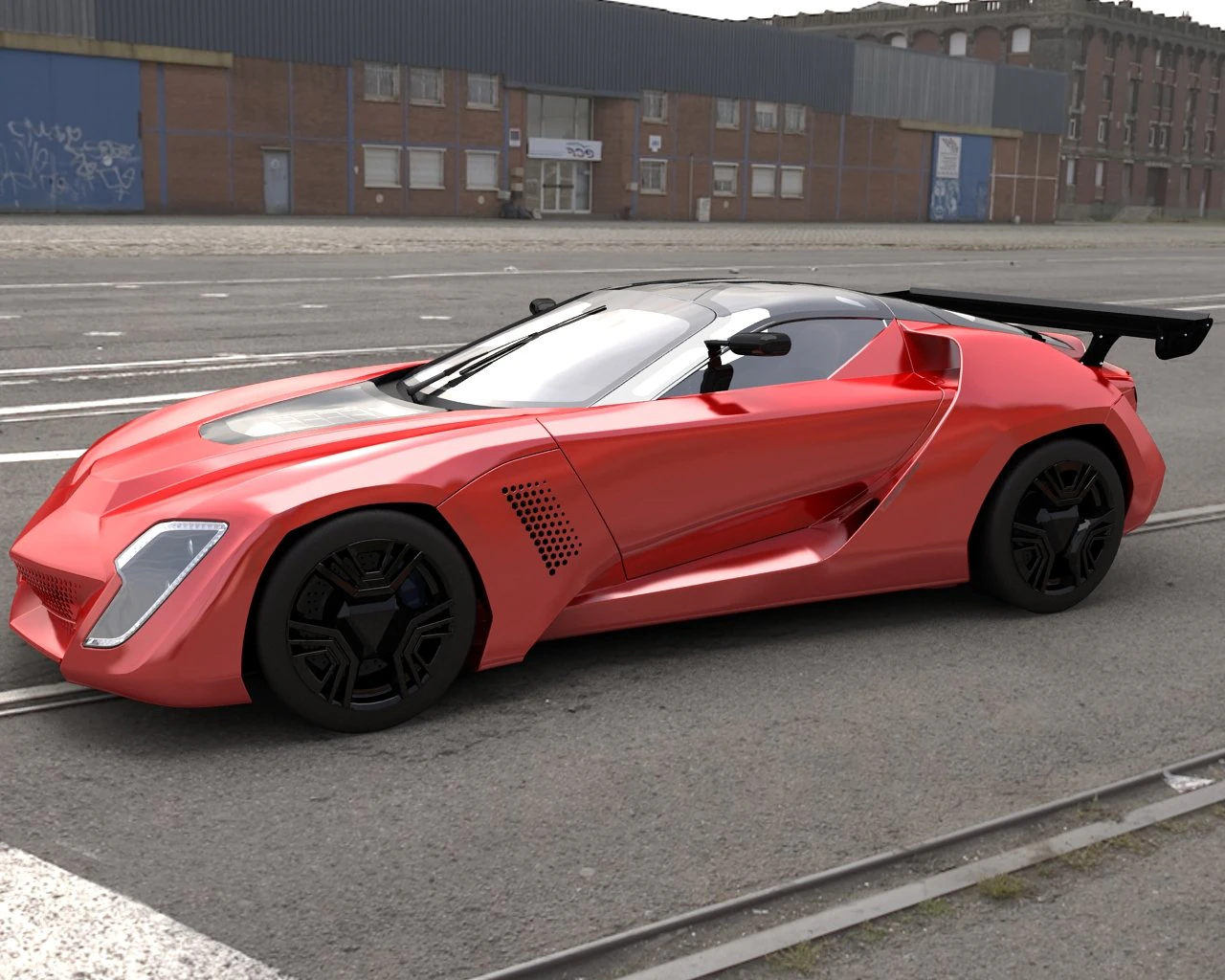 bertone mantide 3D Model .c4d .max .obj .3ds .fbx .stl .blend 