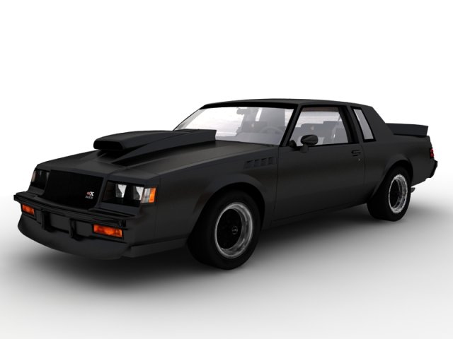 buick gnx Modelo 3D .c4d .max .obj .3ds .fbx .stl .blend 