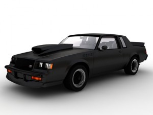 buick gnx Modello 3D