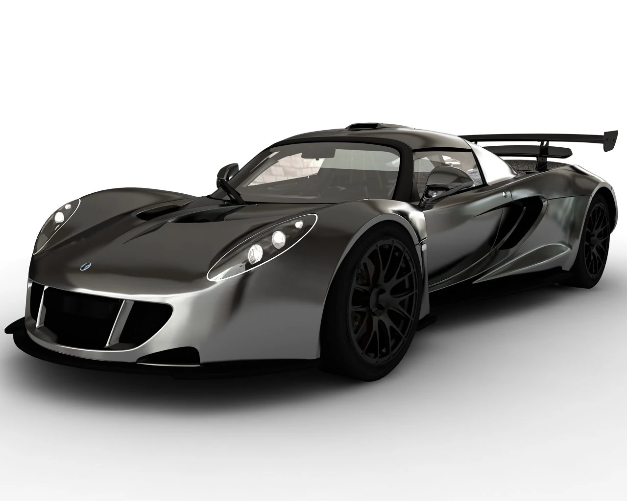 hennessey venom gt 3D Model .c4d .max .obj .3ds .fbx .stl .blend 