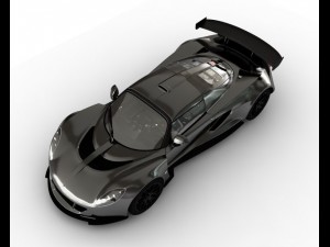 hennessey venom gt 3D 模型