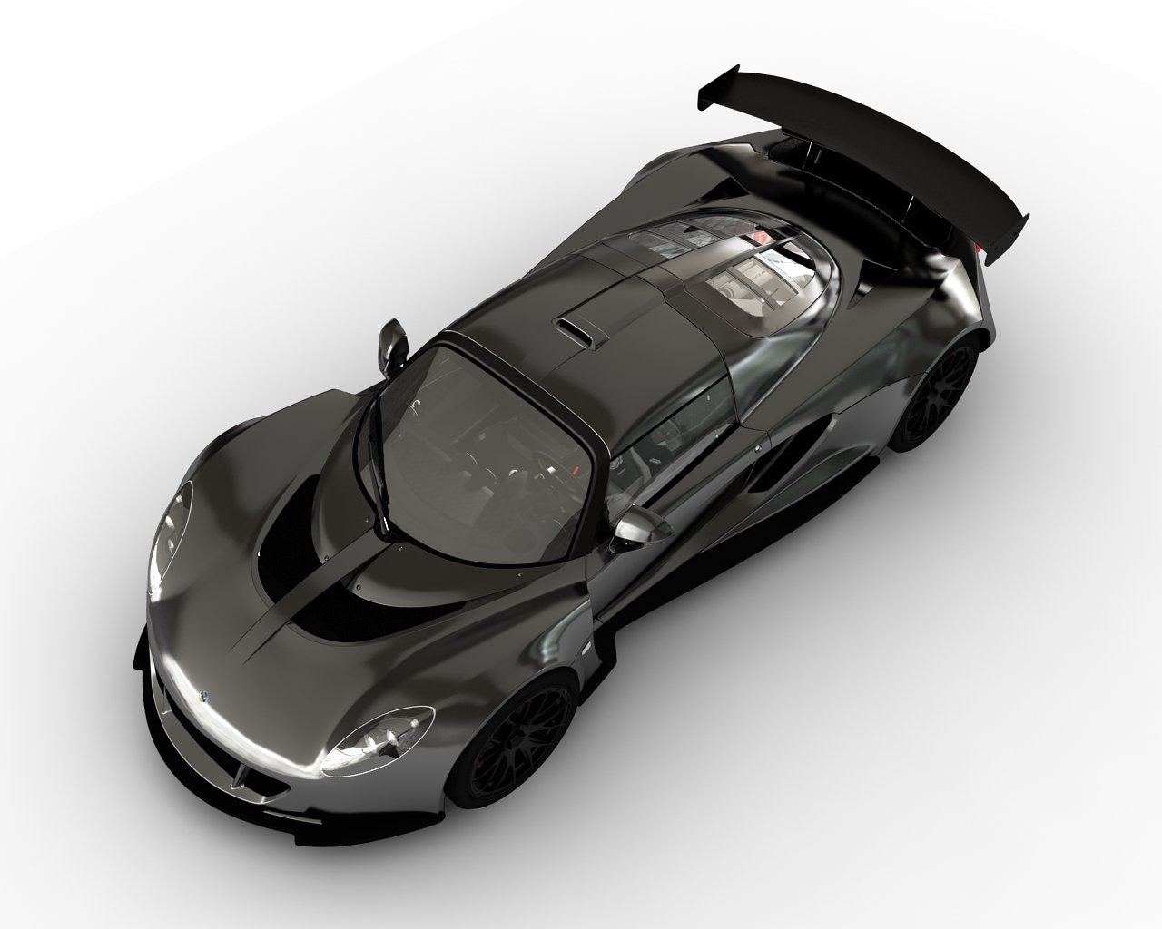 Hennessey Venom GT 3D Model in Sport Cars 3DExport