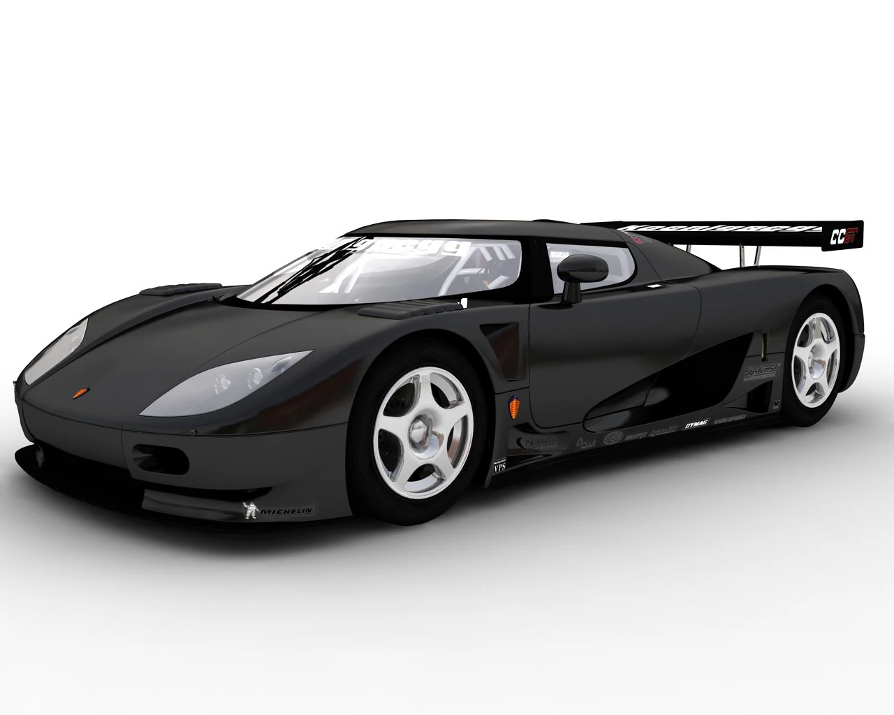 koenigsegg ccgt 2008 3D Model .c4d .max .obj .3ds .fbx .stl .blend