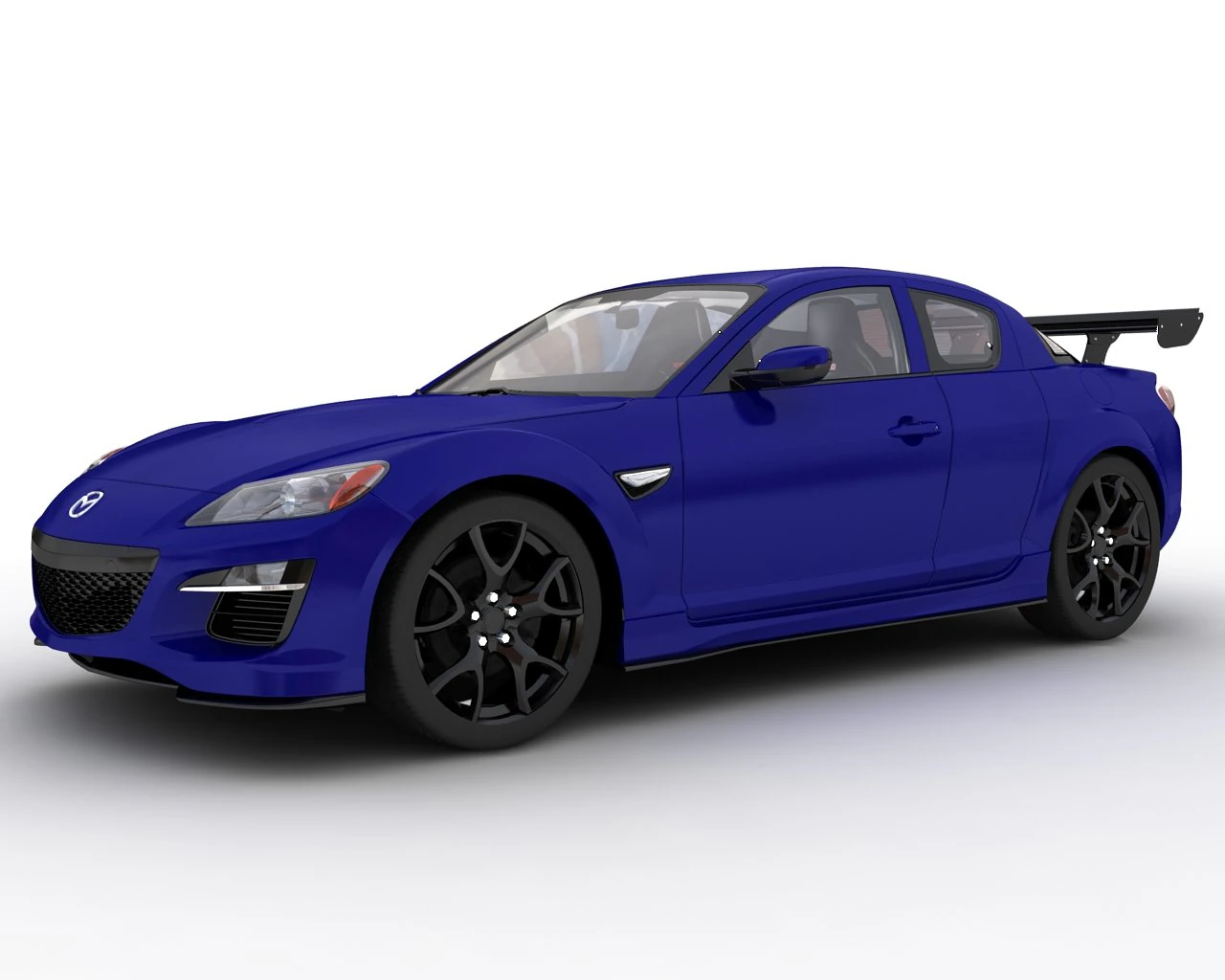 mazda rx8 r3 3D Model .c4d .max .obj .3ds .fbx .stl .blend