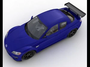 mazda rx8 r3 3D Model