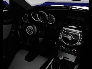 mazda rx8 r3 3D Model