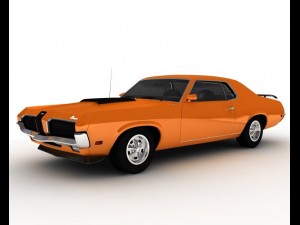 cougar eliminator 1970 3D मॉडल