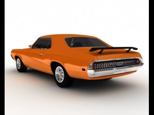 cougar eliminator 1970 3D-Modell