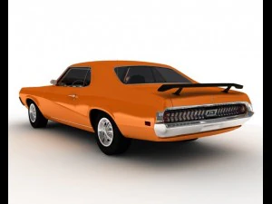 cougar eliminator 1970 3D Model