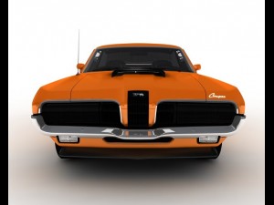 cougar eliminator 1970 3D-Modell