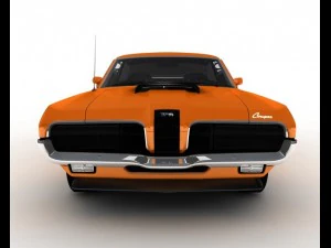 cougar eliminator 1970 3D Model