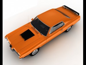 cougar eliminator 1970 3D-Modell